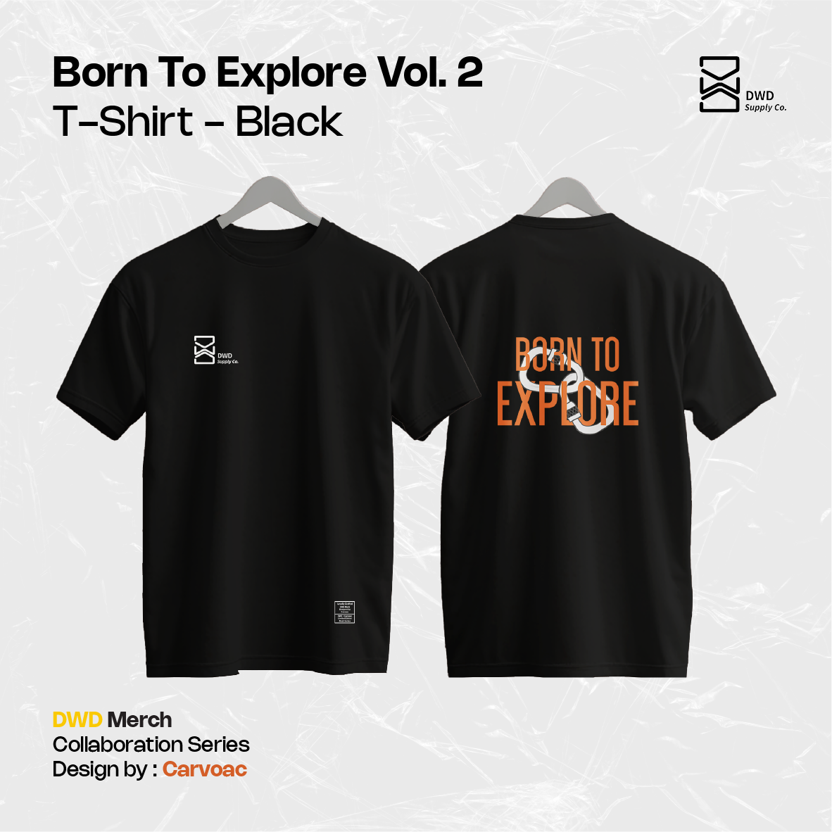 T-Shirt Born To Explore Vol. 2