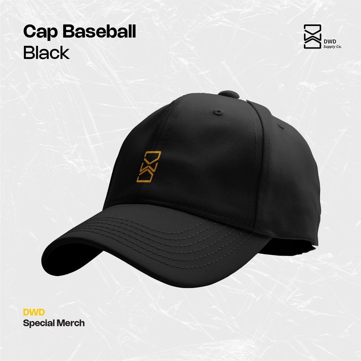 Topi Baseball DWD – Black