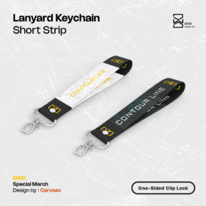 Lanyard Keychain DWD - Short Strip (One-sided clip lock)